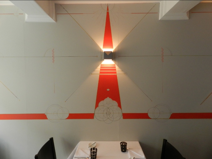 Wall Painting (restaurant 't Jong Gerecht, Brugge)